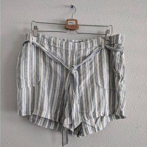 SOUNDSTYLE Linen Blend Shorts Size XL